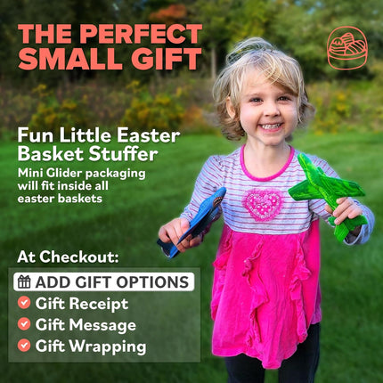 Foam Airplane Toy for Kids – Easy Throw Glider, Easter Gift for Ages 4-9+