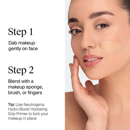 Hydro Boost Hydrating Tint Foundation Buff 30 1oz, Hyaluronic Acid Water-Gel Makeup