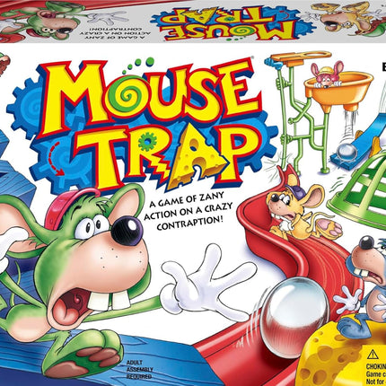 Mouse Trap Kids Board Game, Family Fun for 2–4 Players, Ages 6+