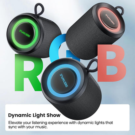 Bluetooth Speaker, IP67 Waterproof, 15W Stereo, TWS, 2500mAh, Portable