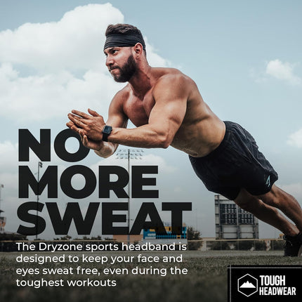 Tough Outfitters Headband – Men’s Athletic Sweat Band for Sports & Workout