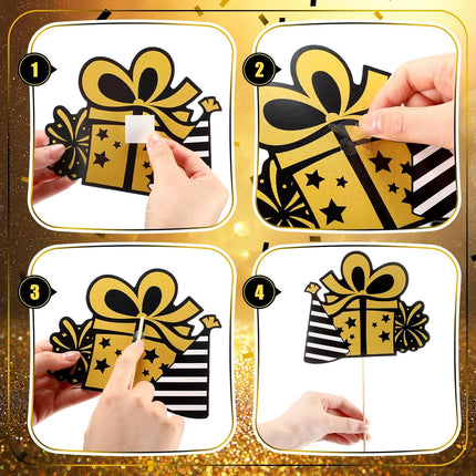 24-Piece 2026 NYE Table Decorations – Hello 2026 Party Centerpieces