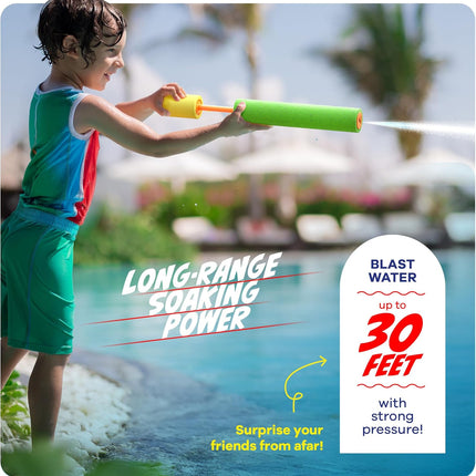 3 Pack Kids Water Squirt Guns Outdoor Pool Beach Toy for Boys and Girls
