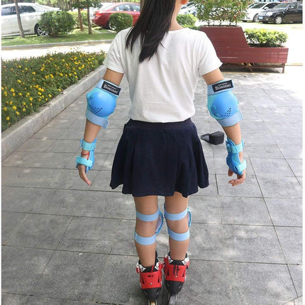 Kids Youth Protective Gear Set, Knee Elbow Pads & Wrist Guards Ages 3-15