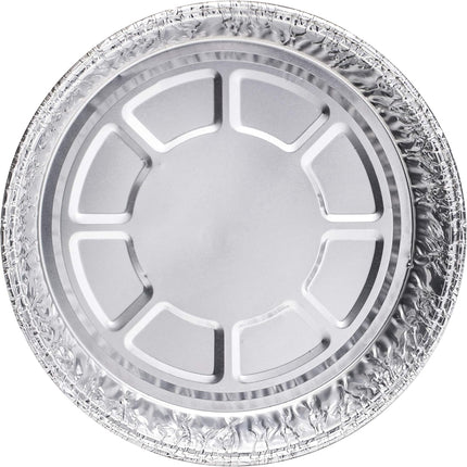 10-Pack 8" Aluminum Dutch Oven Liner Pans, Disposable Deep Foil Baking Pans