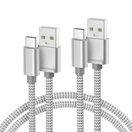 iPhone 17/16 Pro Max USB-C Charger Cable 2-Pack 6.6FT for Apple & Samsung