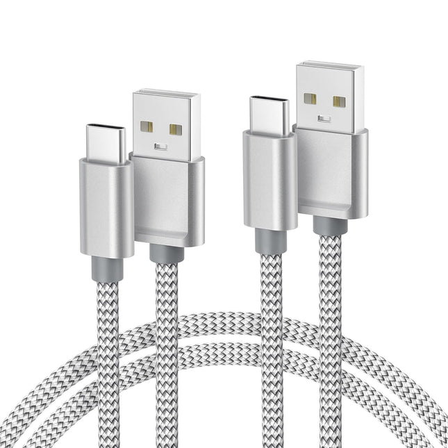 iPhone 17/16 Pro Max USB-C Charger Cable 2-Pack 6.6FT for Apple & Samsung
