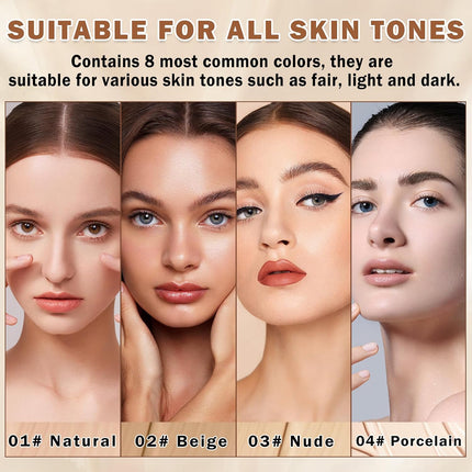 Air Brush Foundation Mature Skin 02 Beige, Lightweight Moisturizing Makeup, Buildable Coverage