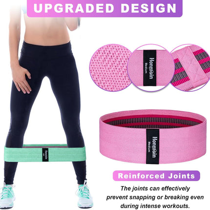 Resistance Bands 3 Levels – Workout Bands for Legs, Glutes & Home Gym
