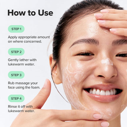 Green Plum Refreshing Gel Cleanser – Deep Pore, Acne & Blackhead Remover 100ml