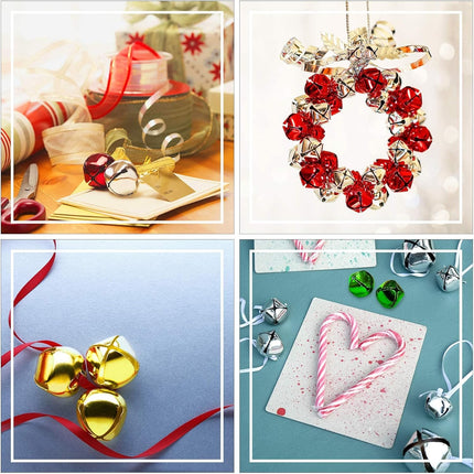 120 Pieces Jingle Bells 3/5 Inch – Bulk Craft Bells for Christmas, Home, and Pet Decorations