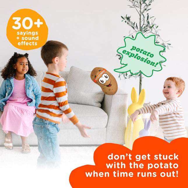 Pass The Potato Game, Fun Active Indoor & Outdoor Toy for Kids 3–8+