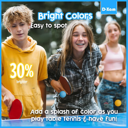 Colored Ping Pong Balls 30/50 Pack Table Tennis Balls for Games Crafts Party