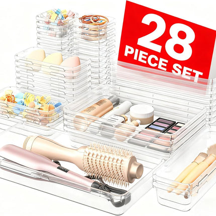 Military Grade Drawer Organizer – Makeup, Vanity & Bathroom Storage