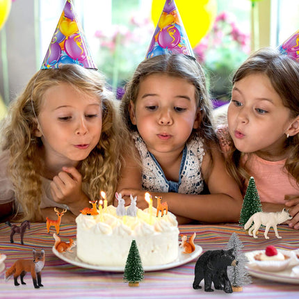 18-Piece Forest Animal Figurines – Realistic Woodland Toys for Kids