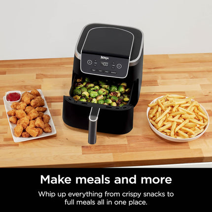 Air Fryer 4-in-1 5QT, Roast, Reheat, Dehydrate, Nonstick Basket & Crisper