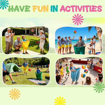 Granny Pants Yard Game with Bouncy Balls & Pump Family Outdoor Party Fun