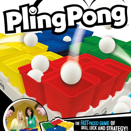 PlingPong Board Game Set for Kids & Adults, Indoor Party Entertainment