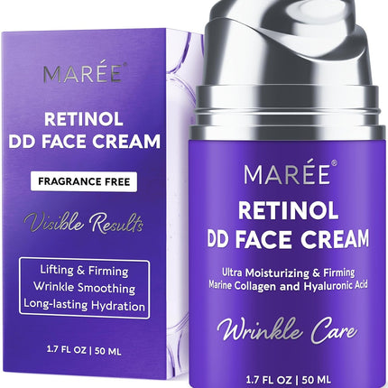 Retinol Face Moisturizer – Collagen & Hyaluronic, Anti-Aging Cream