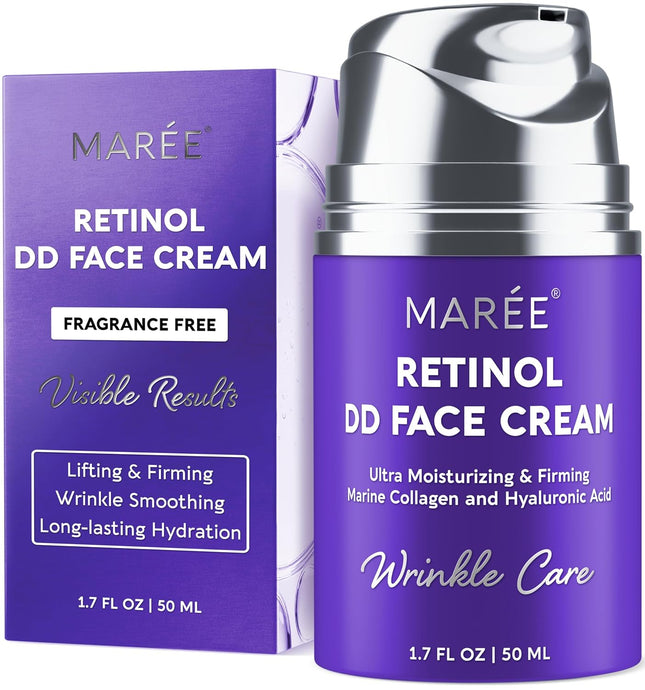 Retinol Face Moisturizer – Collagen & Hyaluronic, Anti-Aging Cream