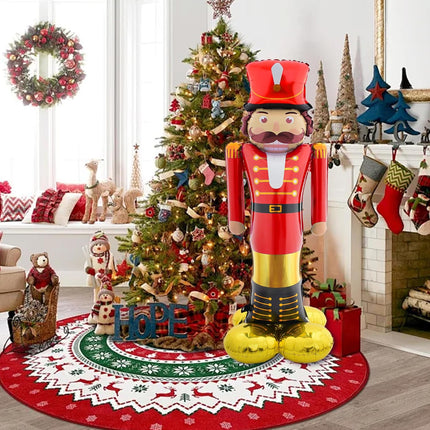 Christmas Nutcracker Balloon 65" – Indoor Life-Sized 3D Party Decoration
