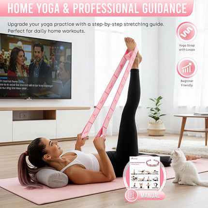 Resistance Stretch Bands for Exercise Physical Therapy Rehab Yoga Pilates Leg Hip