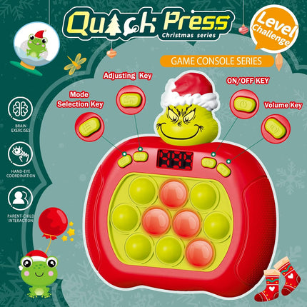 Upgraded Pop Push Puzzle Game – Handheld Fun for Kids, Quick & Challenging