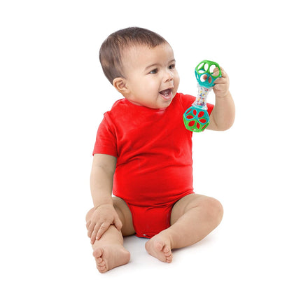 Oball Shaker Rattle Toy – Easy-Grip Infant Toy for Newborns and Up