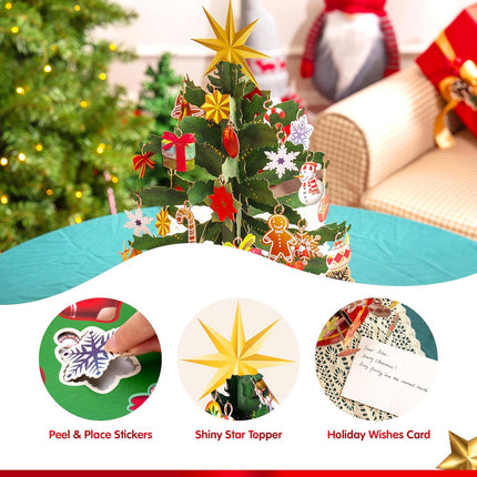 3D Pop Up Christmas Cards – DIY Holiday Greeting Cards with Envelopes