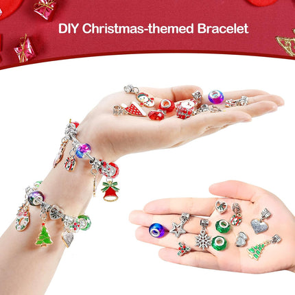 Christmas Advent Calendar 2025 – DIY Charm Bracelet Kit for Kids & Teens