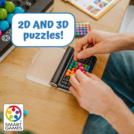 IQ Puzzler Pro 2D & 3D Logic Puzzle Game with 120 Challenges Ages 6+
