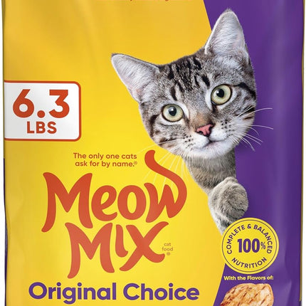 Original Choice Dry Cat Food – 6.3 lb Bag, Complete Nutrition for Cats