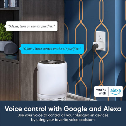 2-Pack WiFi Smart Plug – Works with Alexa, Google Assistant & IFTTT