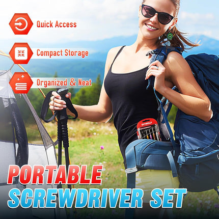 6Pcs Magnetic Mini Screwdriver Set for Watch Phone Eyeglass Repair Kit