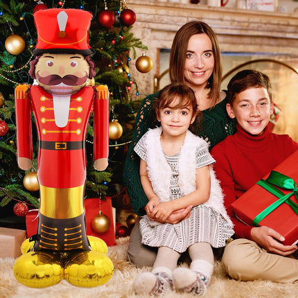 Christmas Nutcracker Balloon 65" – Indoor Life-Sized 3D Party Decoration