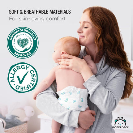 Mama Bear Gentle Touch Newborn Diapers – Size Newborn, 30 Count