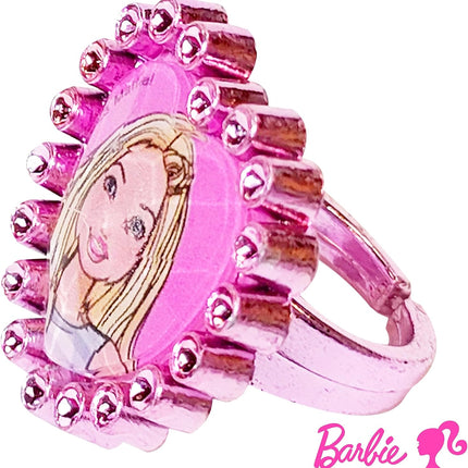 Barbie Jewelry Box Set – 6 Piece Toy Set with Rings, Bracelets & Hair Clips (Ages 3+)