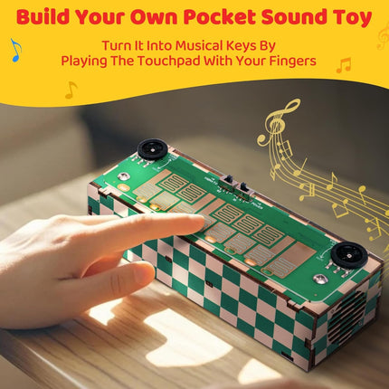 Build Your Own Musical Instrument Kit, STEM Toy for Ages 8-13, Fun Music Gift
