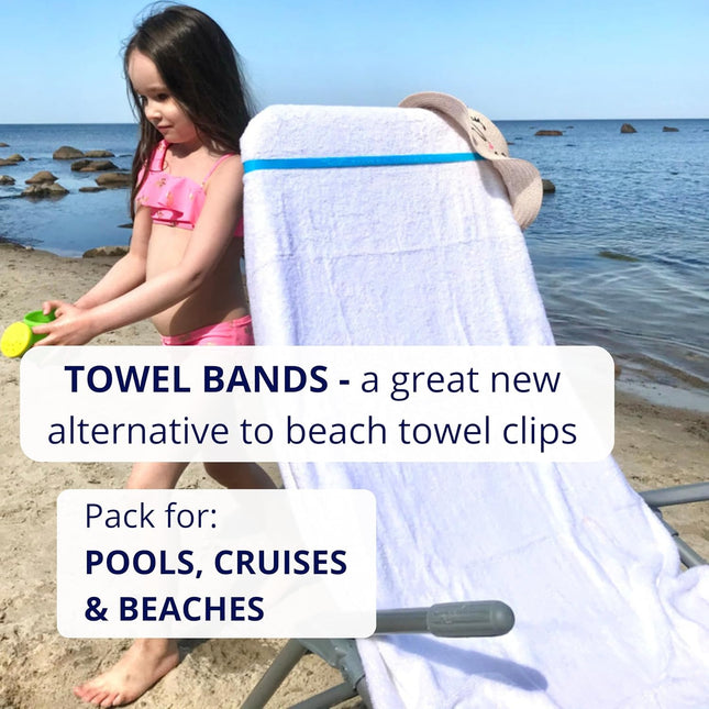 6-Pack Beach & Pool Chairs Clips – Durable, Glow-in-the-Dark & Regular