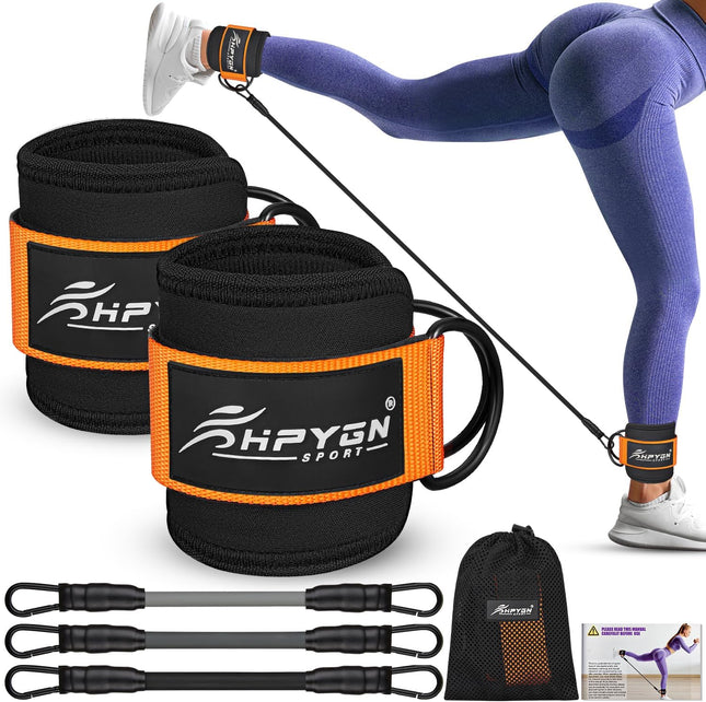Resistance Bands for Legs – Ankle Bands for Hip, Glute & Kickback Training