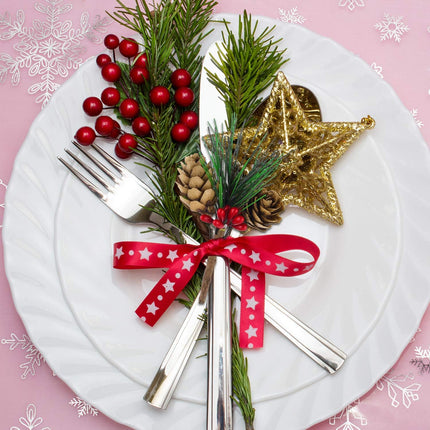 15PCS Mini Pine Cone Picks – Artificial Red Berry & Pine Tree Holiday Decor