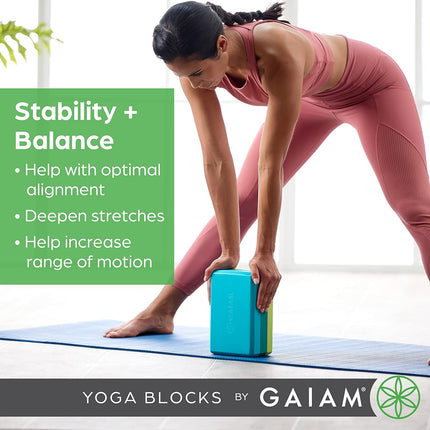 Yoga Block – Non-Slip EVA Foam, Supportive, Latex-Free, Soft & Durable