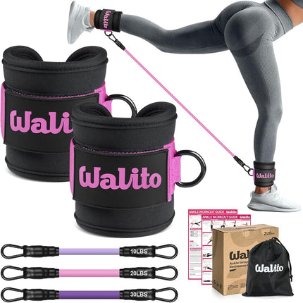 Ankle Strap Resistance Bands for Women Men Lower Body Exercise Fitness
