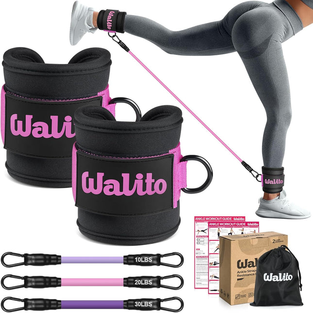 Ankle Strap Resistance Bands for Women Men Lower Body Exercise Fitness