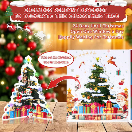 2025 Advent Calendar – 24 Days with DIY Jewelry Charms & Xmas Tree Decor
