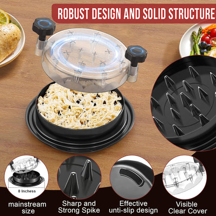 8 Inch Chicken Shredder Tool Twist Meat Shredder Pork Beef Chicken BPA Free