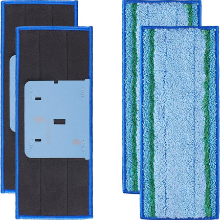 4-Pack Mop Pads for iRobot Braava Jet M6 – Upgraded Wet Mopping Microfiber Pads