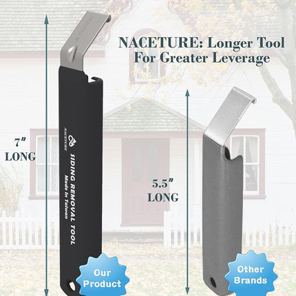 7 Inch Vinyl Siding Removal Tool – Heavy Duty Steel for Siding Repair & Installation