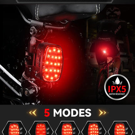 Ultra Bright 4000LM Bike Light – Front Headlight & Rear Light for Night Riding