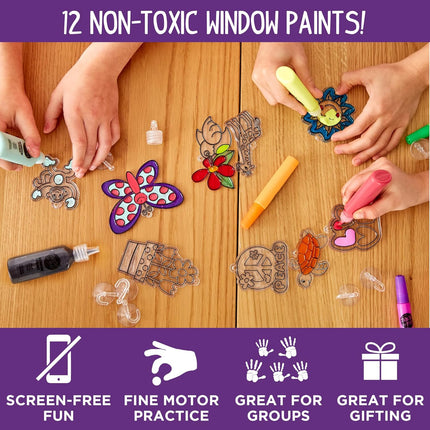 Create Your Own Window Art – DIY Suncatcher Craft Kit for Kids & Toddlers